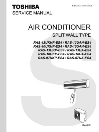 Toshiba Air Conditioner Service Manual 62