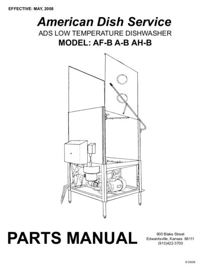 ADS Dishwasher Service Manual 12