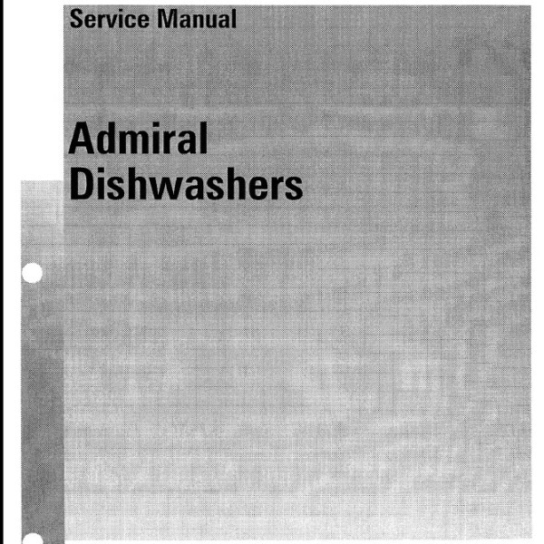 admiral dishwasher
