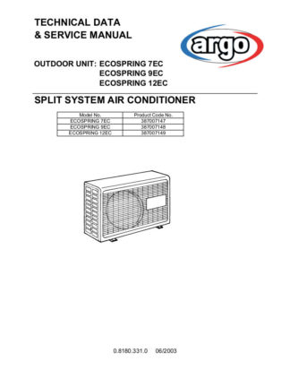 Argo Air Conditioner Service Manual 03