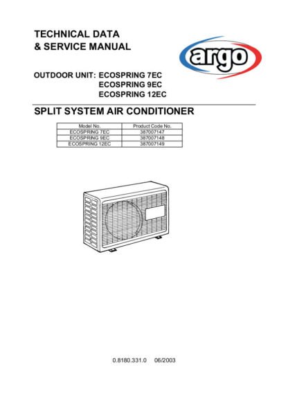 Argo Air Conditioner Service Manual 03
