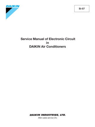 Daikin Air Conditioner Service Manual 06