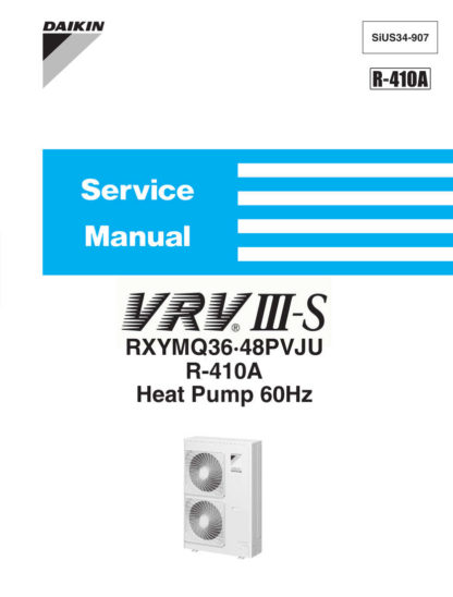Daikin Air Conditioner Service Manual 16