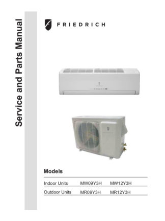 Friedrich Air Conditioner Service Manual 37