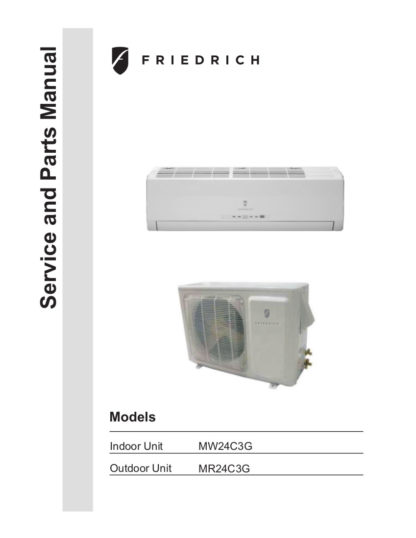 Friedrich Air Conditioner Service Manual 39