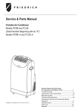 Friedrich Air Conditioner Service Manual 40