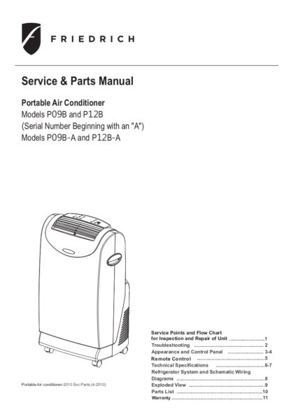 Friedrich Air Conditioner Service Manual 40