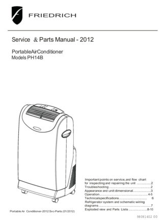 Friedrich Air Conditioner Service Manual 41