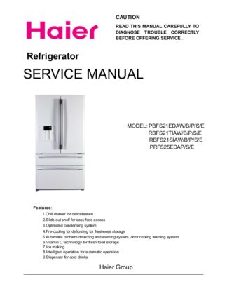Haier Refrigerator Service Manual 95