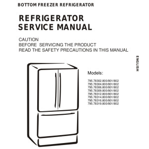 Step Right Up Appliance Service Manuals