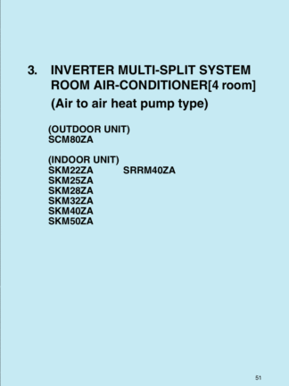 Mitsubishi Air Conditioner Service Manual 23