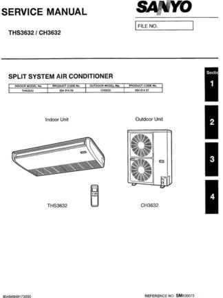 Sanyo Air Conditioner Service Manual 39