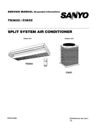 Sanyo Air Conditioner Service Manual 45