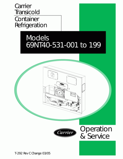 Carrier Container Refrigeration Service Manual 17