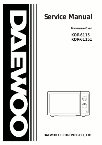 Daewoo Microwave Oven Service Manual 47