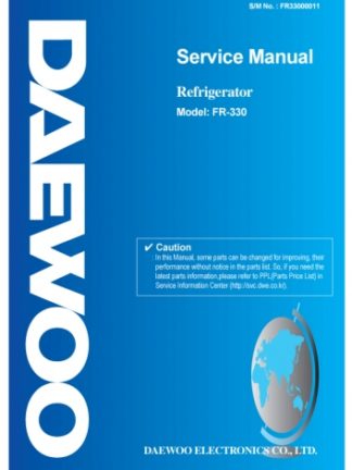 Daewoo Refrigerator Service Manual 18