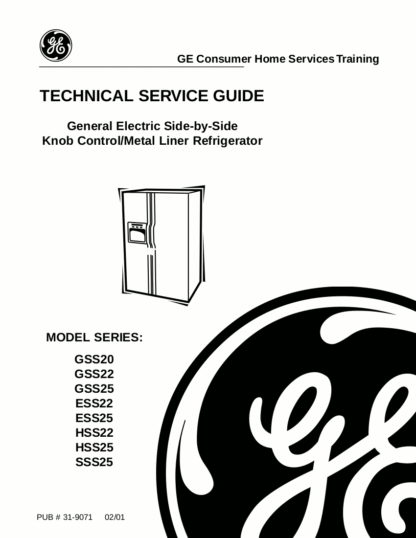 GE Refrigerator Service Manual 08
