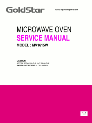 Goldstar Microwave Oven Service Manual 12