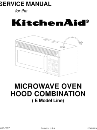 KitchenAid Microwave Oven Service Manual 05