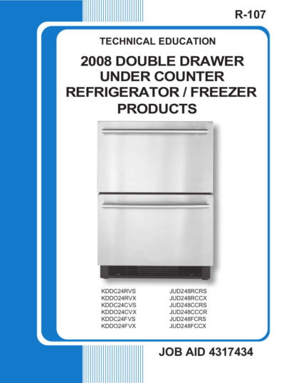 KitchenAid Refrigerator Service Manual 13