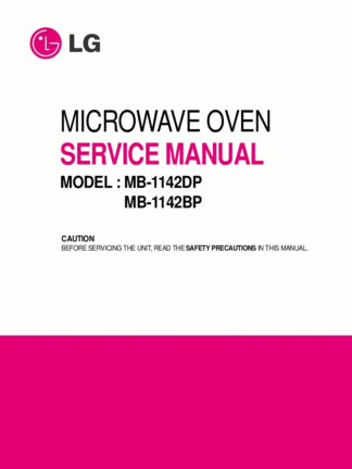 LG Microwave Oven Service Manual 04