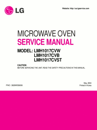 LG Microwave Oven Service Manual 07