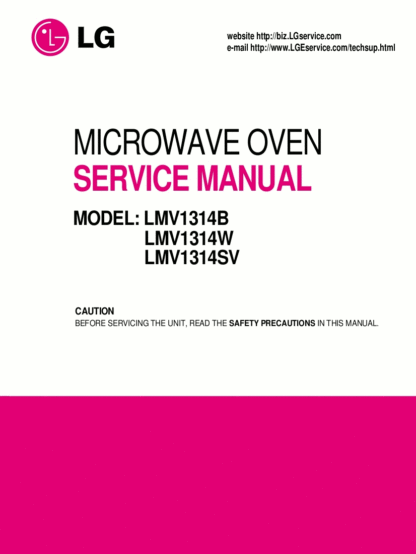 LG Microwave Oven Service Manual 08