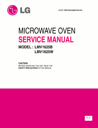 LG Microwave Oven Service Manual 09