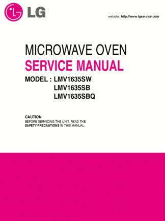 LG Microwave Oven Service Manual 11