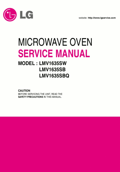 LG Microwave Oven Service Manual 11