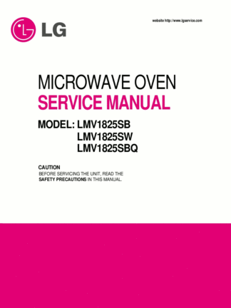 LG Microwave Oven Service Manual 14