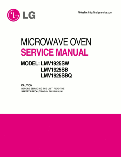 LG Microwave Oven Service Manual 15