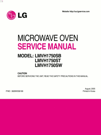 LG Microwave Oven Service Manual 18
