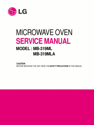 LG Microwave Oven Service Manual 28