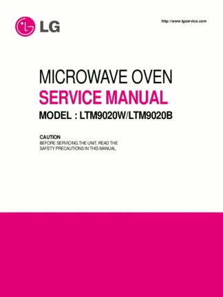 LG Microwave Oven Service Manual 40