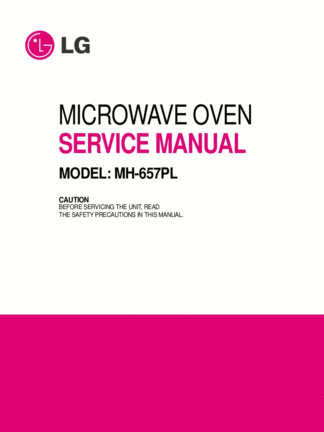 LG Microwave Oven Service Manual 47