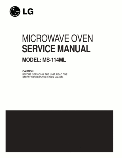 LG Microwave Oven Service Manual 50