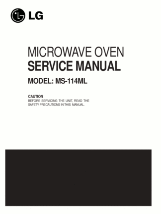 LG Microwave Oven Service Manual 51
