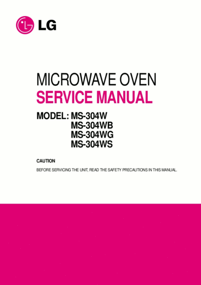 LG Microwave Oven Service Manual 62