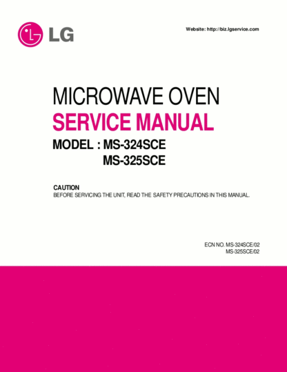 LG Microwave Oven Service Manual 94
