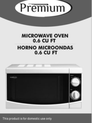 Premium Microwave Oven Service Manual 01