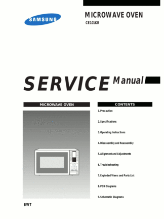 Samsung Microwave Oven Service Manual 03