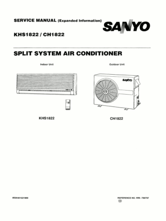 Sanyo Air Conditioner Service Manual 41