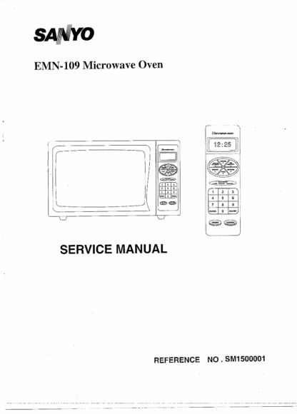 Sanyo Microwave Oven Service Manual 14