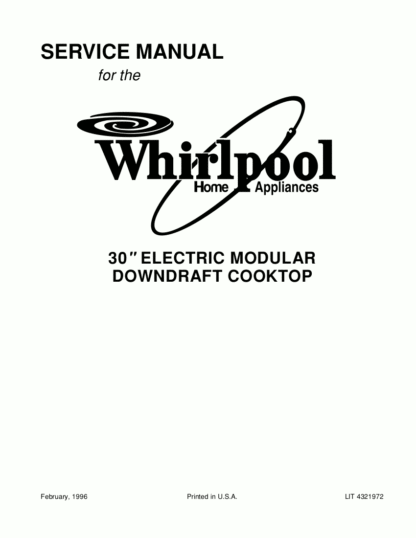 Whirlpool Food Warmer Service Manual 33