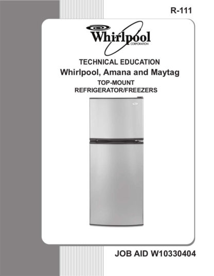 Amana Refrigerator Service Manual 13