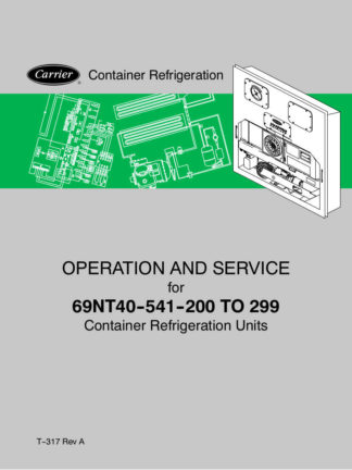 Carrier Container Refrigeration Manual 09