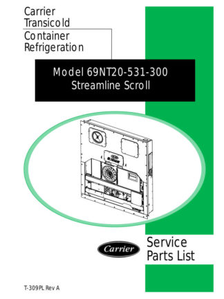 Carrier Container Refrigeration Service Manual 11