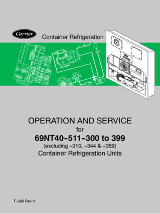 Carrier Container Refrigeration Service Manual 15