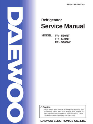 Daewoo Refrigerator Service Manual 16